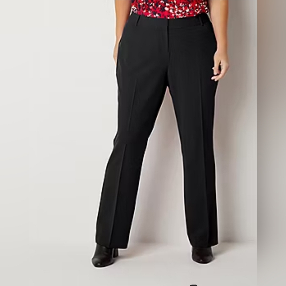 Liz Claiborne Audra Straight Fit Straight Trouser